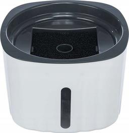 Flower, poidło automatyczne, dla kota, biało/szare, plastik, 2 l