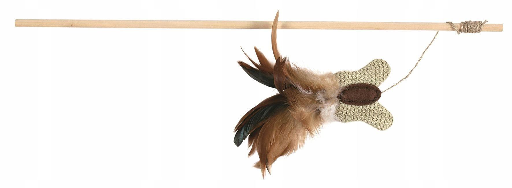 Wędka z piórami i kocimiętką
