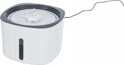 Flower, poidło automatyczne, dla kota, biało/szare, plastik, 2 l