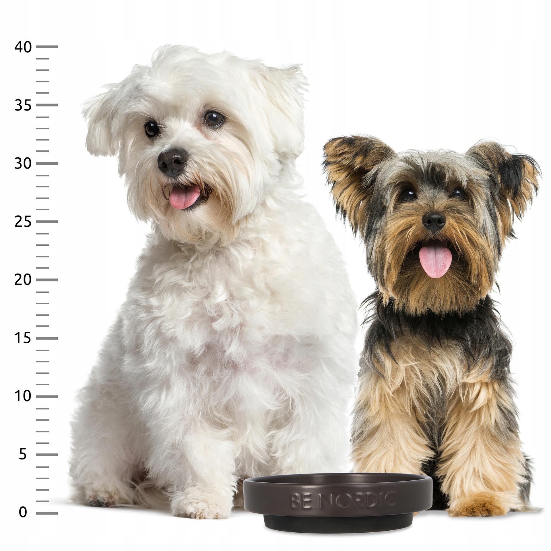 BE NORDIC miska ceramiczna czarna