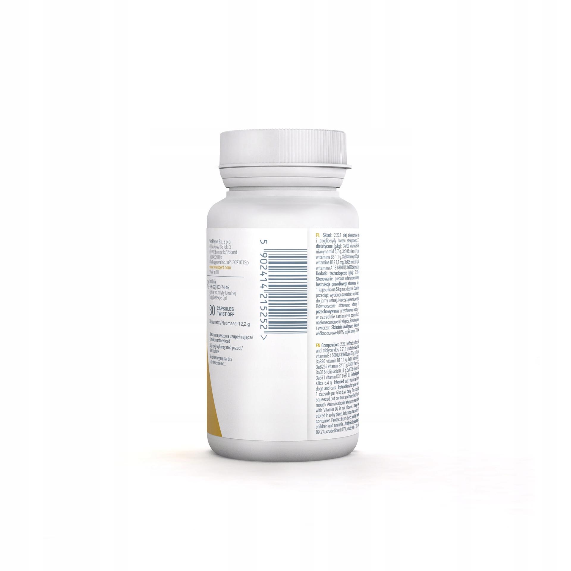 VET EXPERT MULTIVITAMIN MINI witaminy minerały dla psów ras małych i kotów