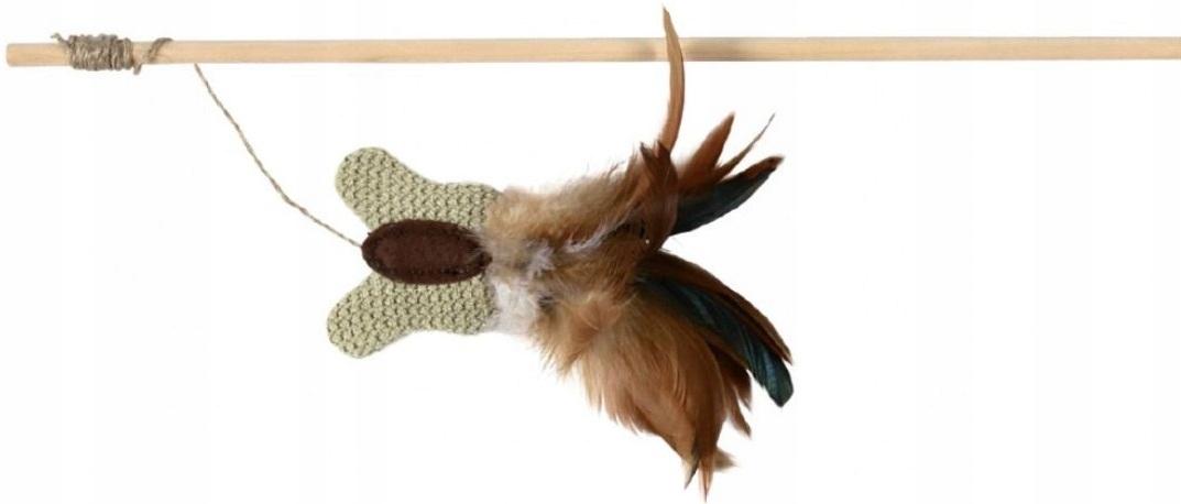 Wędka z piórami i kocimiętką