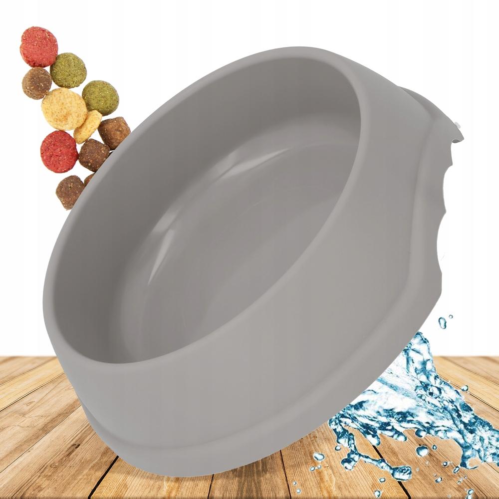 Miska plastikowa XXS 0,2L szara