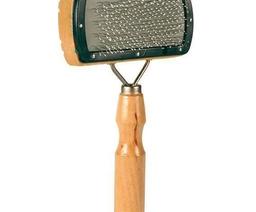 Miękka szczotka z drewna 10x18cm