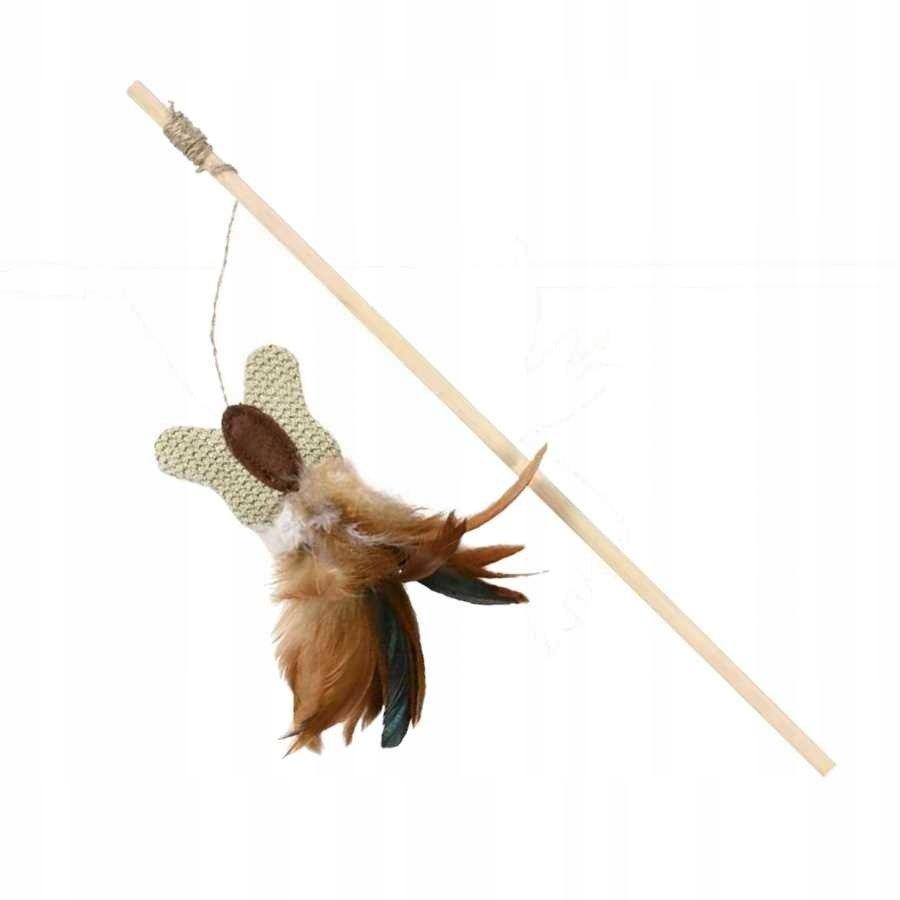 Wędka z piórami i kocimiętką