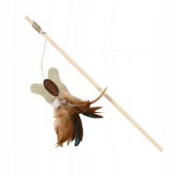 Wędka z piórami i kocimiętką