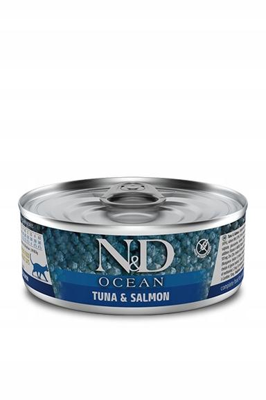 N&amp;D CAT OCEAN TUNA &amp; SALMON 70 GR