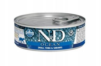 N&amp;D CAT OCEAN TUNA &amp; SHRIMP 70 GR WET