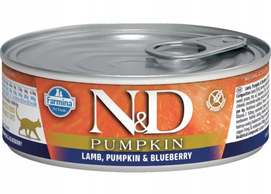N&amp;D CAT LAMB, PUMPKIN &amp; BLUEBERRY 70 GR
