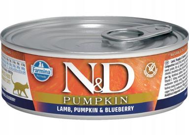 N&amp;D CAT LAMB, PUMPKIN &amp; BLUEBERRY 70 GR