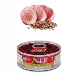 N&amp;D CAT QUINOA PORK NEUTERED 80 GR