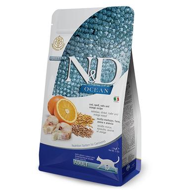 N&amp;D OCEAN CAT CODFISH, SPELT, OATS AND ORANGE ADUL 300G