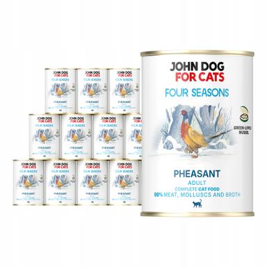 Karma mokra dla kota Bażant Four Seasons John Dog for Cats 400 g
