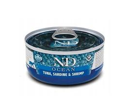 N&amp;D CAT OCEAN TUNA, SARDINE &amp; SHRIMP 70 GR