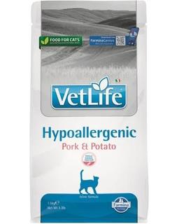 VET LIFE CAT HYPOALLERGENIC PORK &amp; POTATO ADULT 1,5KG