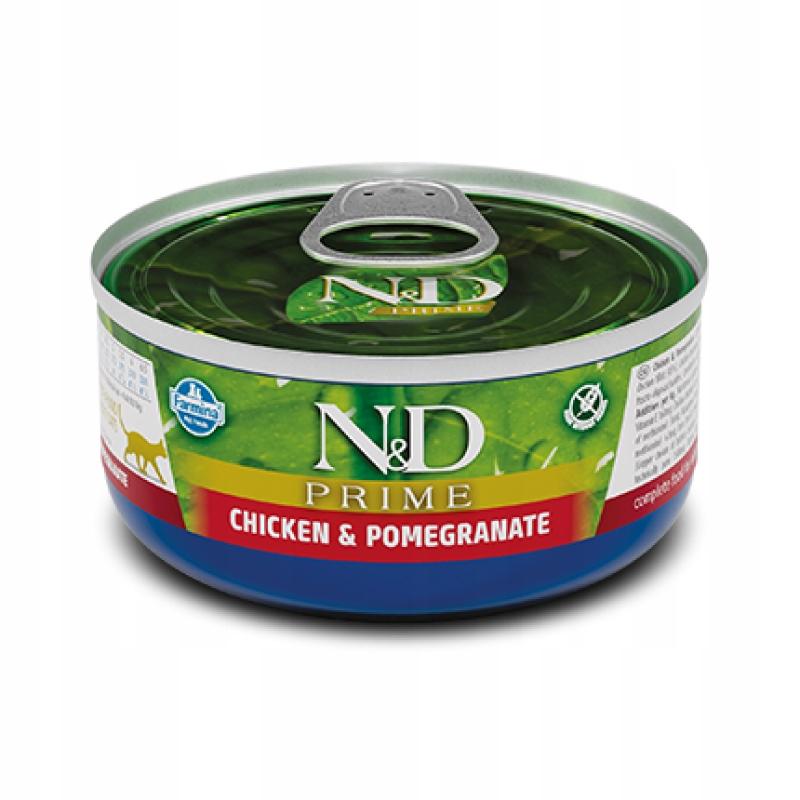 N&amp;D CAT PRIME CHICKEN &amp; POMEGRANATE 70 GR WET