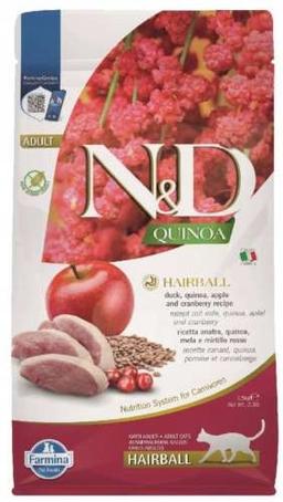 N&amp;D QUINOA CAT HAIRBALL ADULT 300 GR