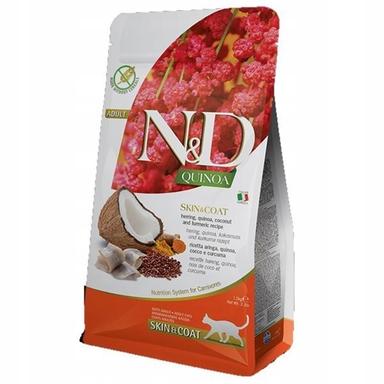 N&amp;D CAT QUINOA SKIN &amp; COAT HERRING, COCONUT ADULT KG 1,5