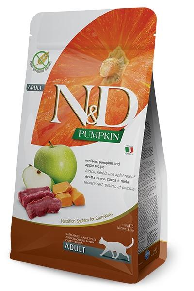 N&amp;D CAT PUMPKIN VENISON&amp;APPLE ADULT KG 1,5