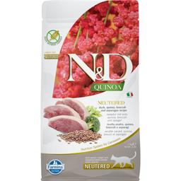 N&amp;D QUINOA CAT DUCK BROCCOLI ASPARAGUS NEUTERED ADULT 1,5 KG