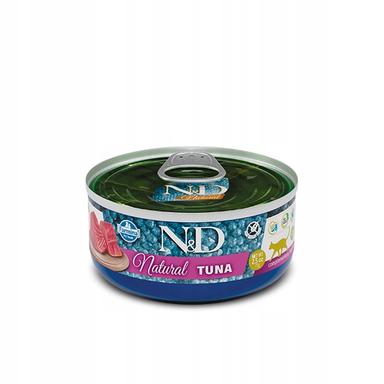 N&amp;D CAT NATURAL TUNA 140 GR