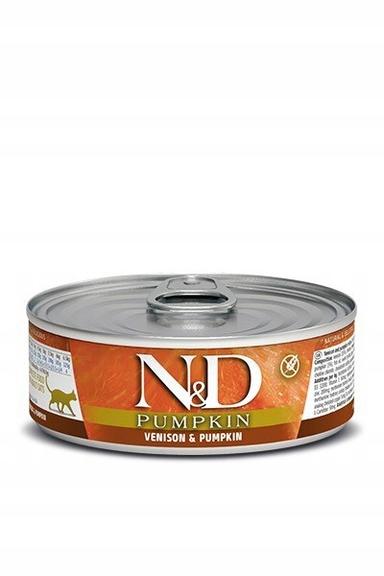 N&amp;D CAT VENISON &amp; PUMPKIN 70 GR