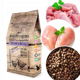 Wiejska Zagroda karma sucha dla kota kurczak z kaczką 1,6kg