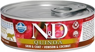 N&amp;D CAT QUINOA VENISON &amp; COCONUT 80 GR