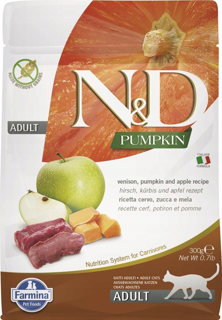 N&amp;D CAT PUMPKIN VENISON&amp;APPLE ADULT GR 300
