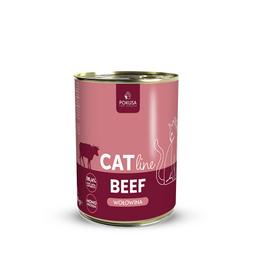 Pokusa CatLine – wołowina karma mokra dla kotów dorosłych 400 g