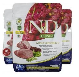 N&amp;D CAT QUINOA WEIGHT MANAGEMENT LAMB, BROCCOLI ADULT GR.300