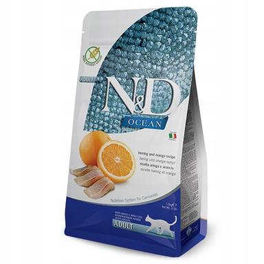 N&amp;D OCEAN CAT HERRING AND ORANGE ADULT 1.5KG