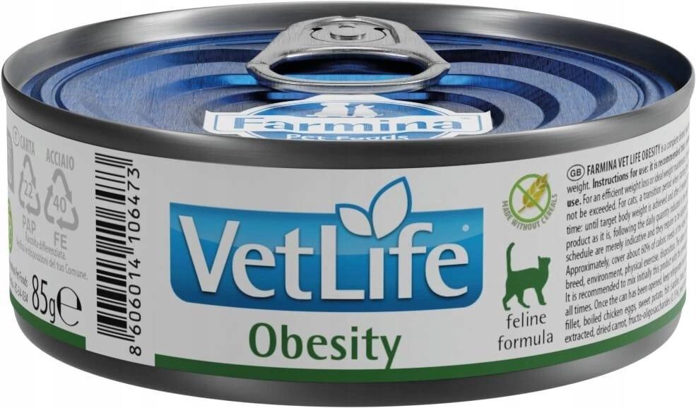 VET LIFE NATURAL DIET CAT OBESITY 85 GR