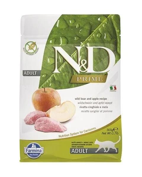 N&amp;D PRIME CAT BOAR &amp; APPLE ADULT 300G