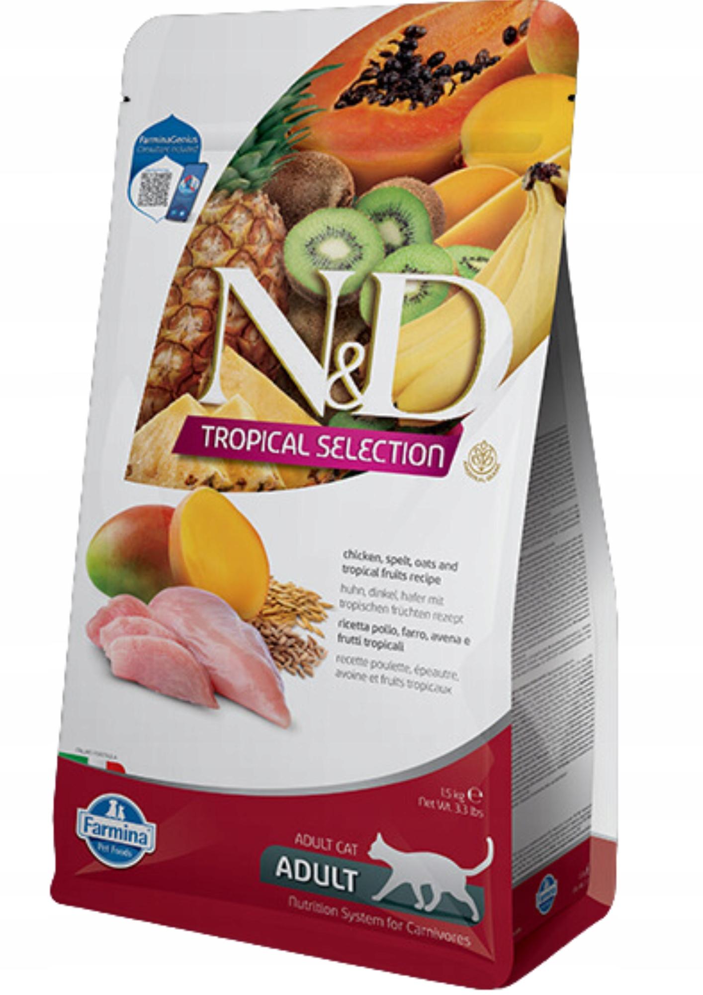 ND TROPICAL CAT CHICKEN KG 1.5