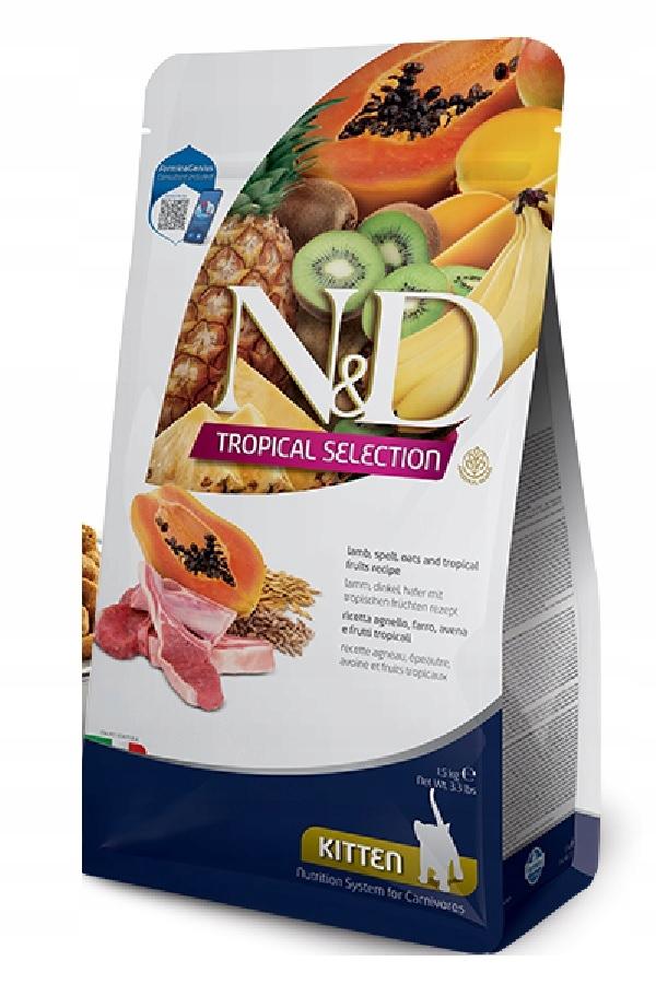 N&amp;D TROPICAL SELECTION CAT LAMB KITTEN 1,5 KG