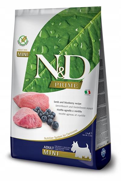 N&amp;D PRIME CAT LAMB &amp; BLUEBERRY ADULT 1.5KG