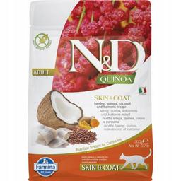 N&amp;D CAT QUINOA SKIN &amp; COAT HERRING, COCONUT ADULT GR.300