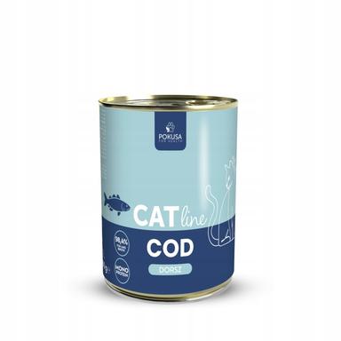 Pokusa CatLine dorsz karma mokra dla kotów dorosłych 400 g