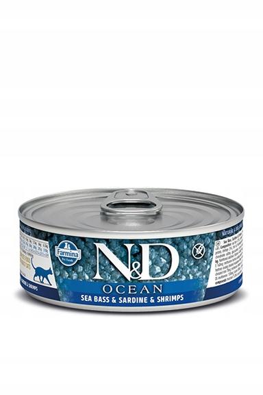 N&amp;D CAT OCEAN TUNA, SARDINE &amp; SHRIMP 70 GR