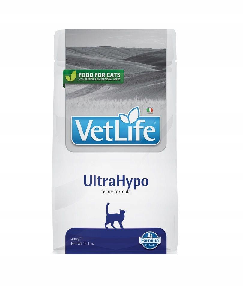 VET LIFE NATURAL DIET CAT ULTRAHYPO 400 GR