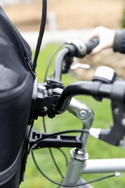 Kosz na rower, 41x47x39cm, czarny