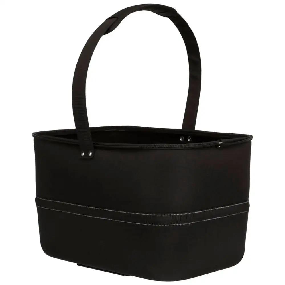 Kosz na rower, 41x47x39cm, czarny