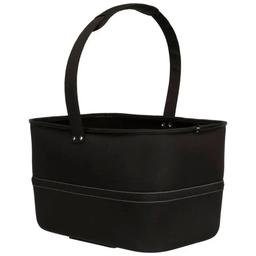 Kosz na rower, 41x47x39cm, czarny