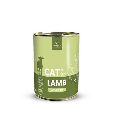 Pokusa CatLine – jagnięcina – karma mokra dla kotów dorosłych 400 g