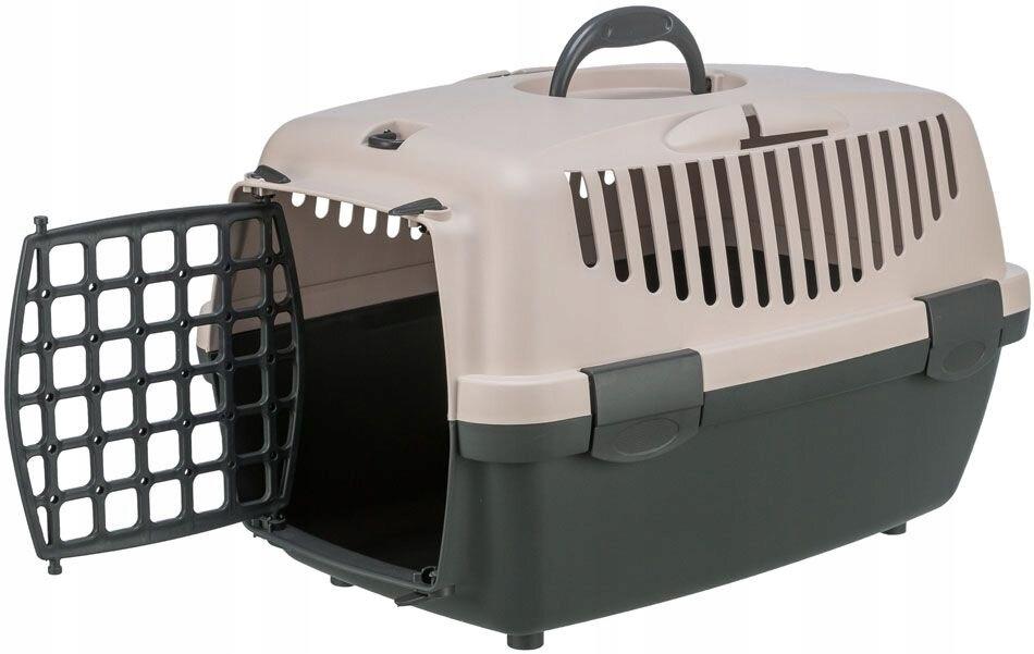 Box transportowy Capri 1, XS, 32 x 31 x 48 cm, ciemnoszary/róż, do 6 kg