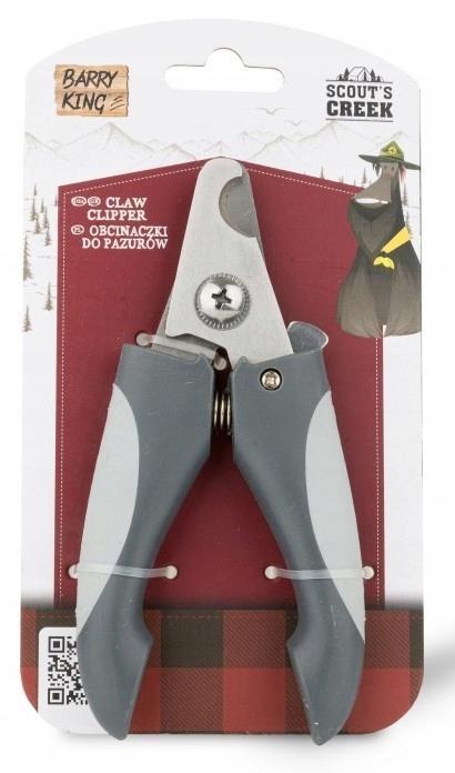 Obcinaczki do pazurów, szary, 6,7 x 15 cm