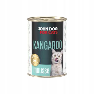 Karma mokra John Dog for Cats mus kangur 400 g