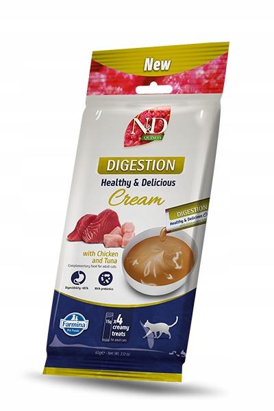 N&amp;D QUINOA CAT DIGESTION CREAM WITH CHICKEN &amp; TUN A 60 GR