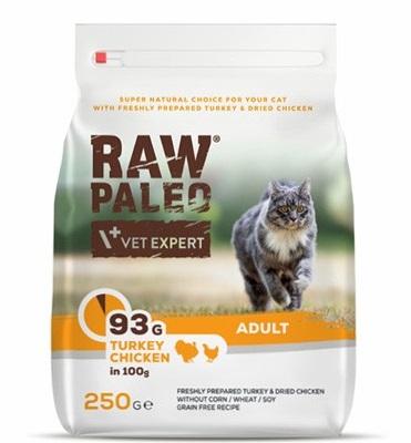 RAW PALEO Adult Cat Turkey&amp;Chicken 250g